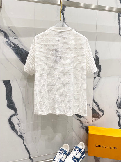 260306 New high-quality jacquard towel fabric T-shirt