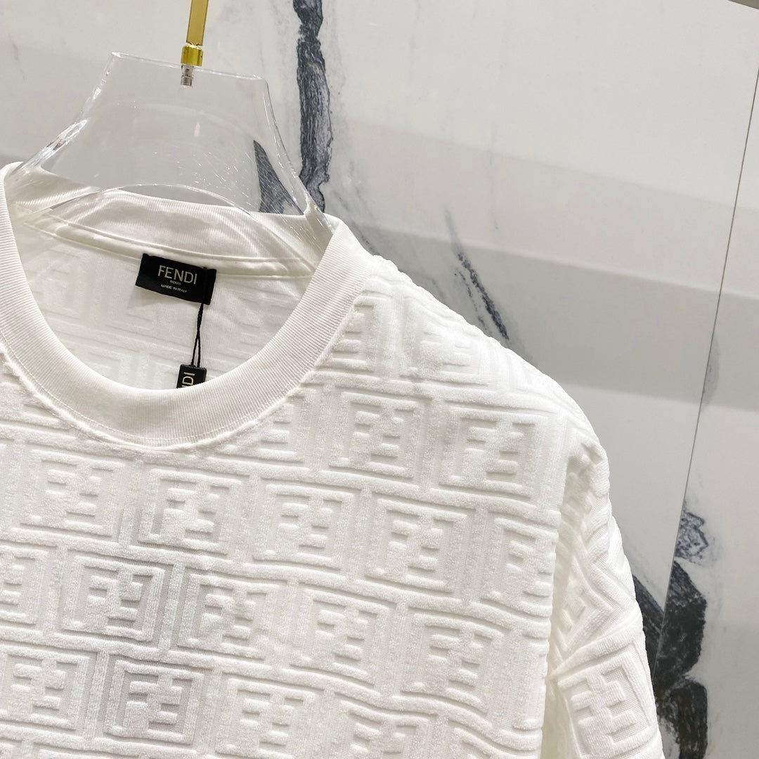 260306 New high-quality jacquard towel fabric T-shirt