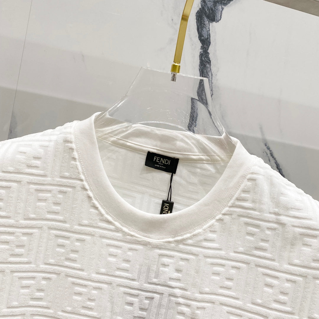 260306 New high-quality jacquard towel fabric T-shirt