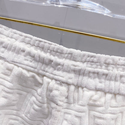 260306 New high-quality jacquard towel fabric shorts