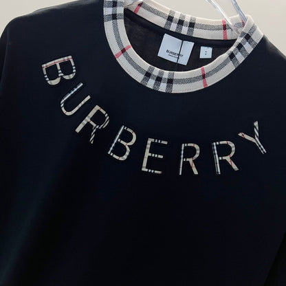 260306 New high-quality striped collar embroidered T-shirt