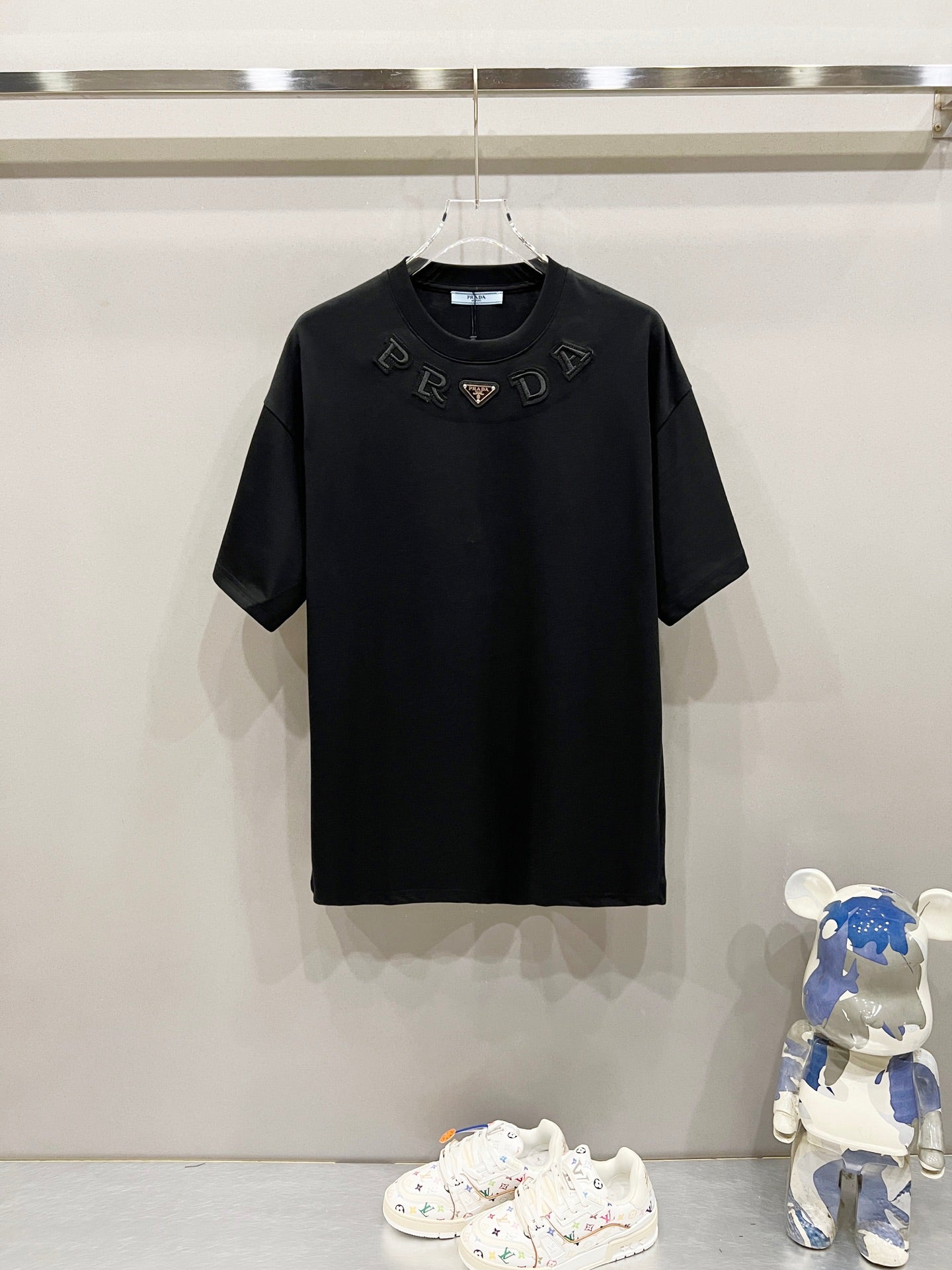 260306 New high-quality patchwork embroidered T-shirt