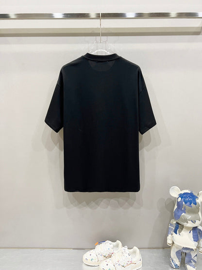 260306 New high-quality patchwork embroidered T-shirt