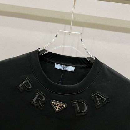 260306 New high-quality patchwork embroidered T-shirt