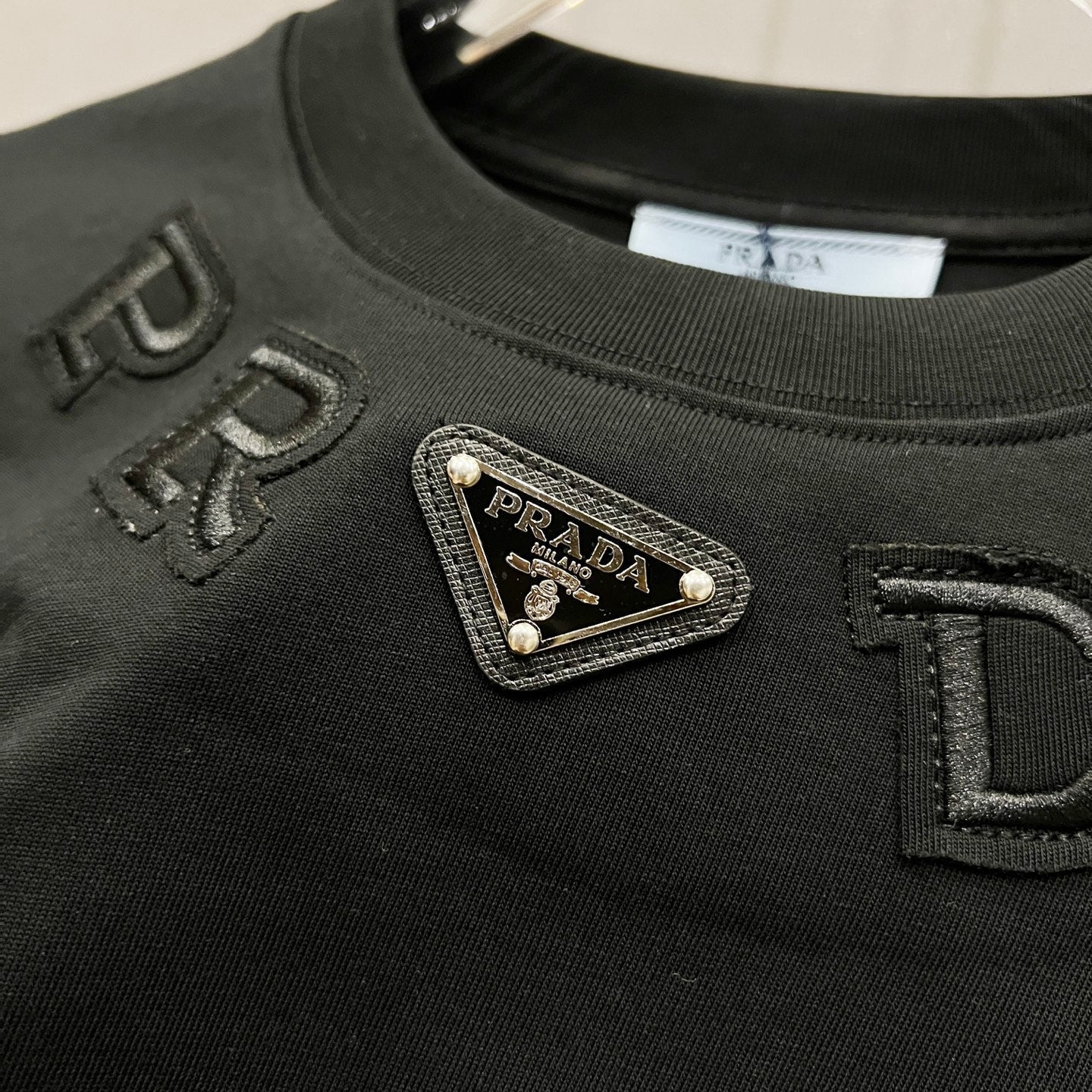 260306 New high-quality patchwork embroidered T-shirt