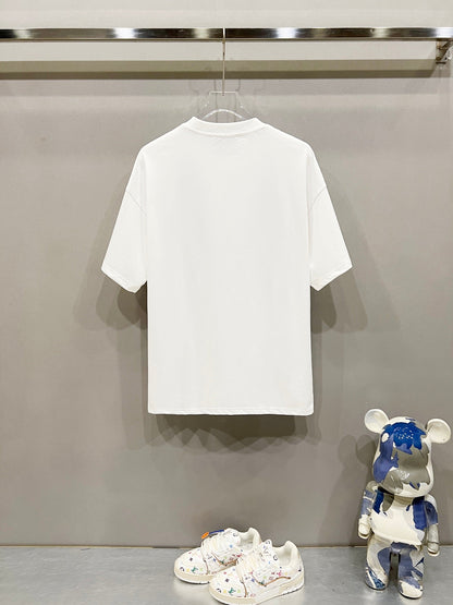 260306 New high-quality patchwork embroidered T-shirt