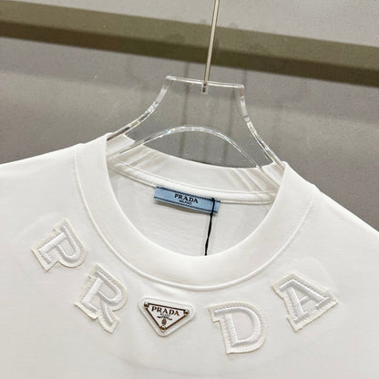 260306 New high-quality patchwork embroidered T-shirt