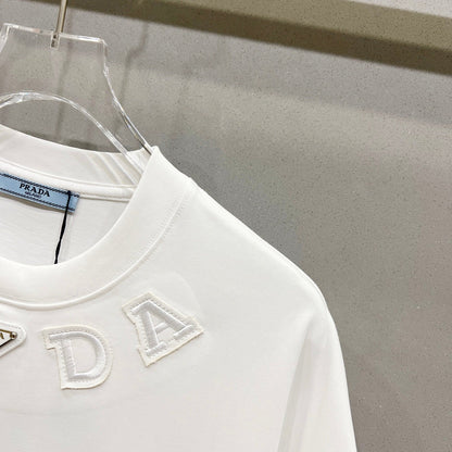 260306 New high-quality patchwork embroidered T-shirt