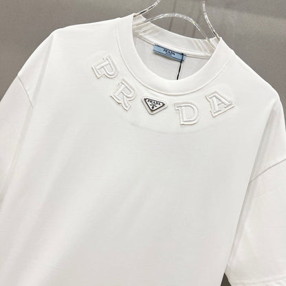 260306 New high-quality patchwork embroidered T-shirt