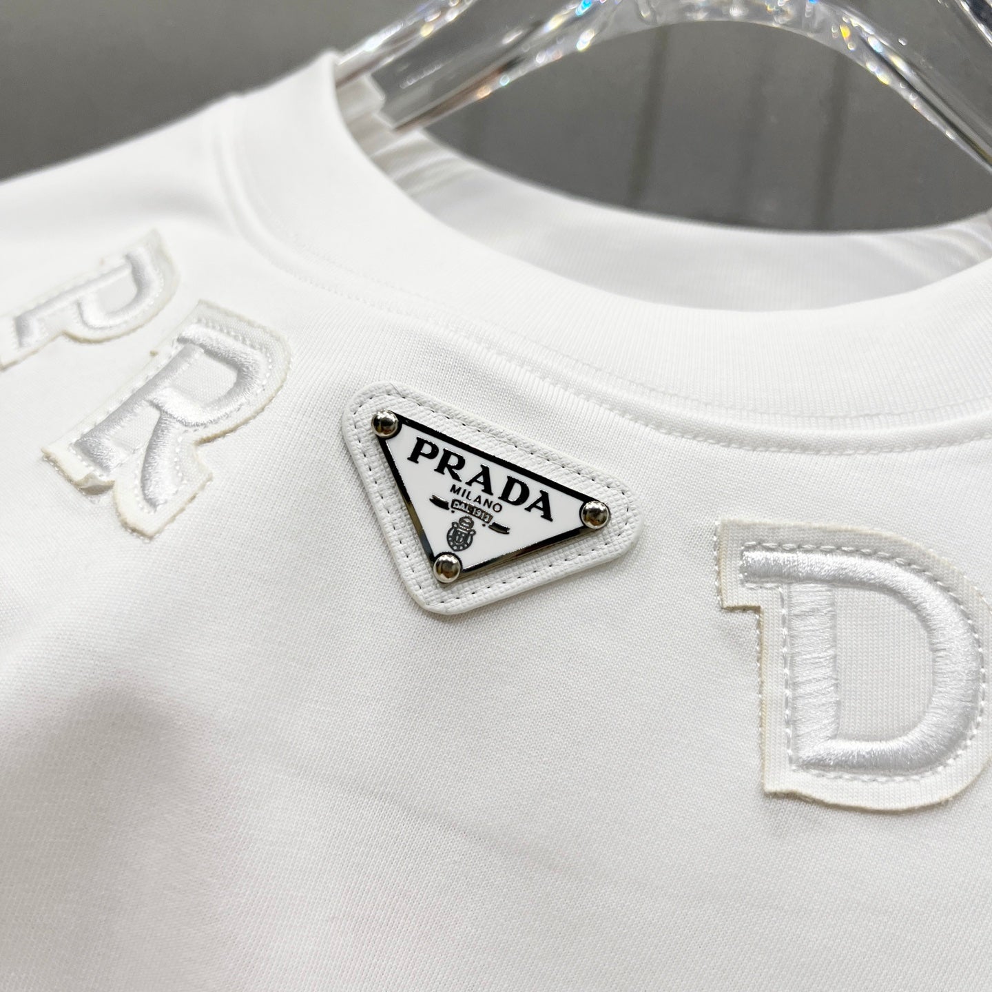 260306 New high-quality patchwork embroidered T-shirt