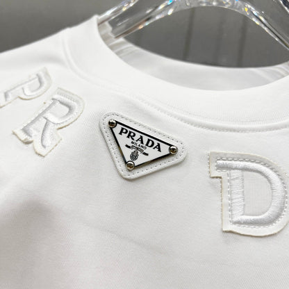 260306 New high-quality patchwork embroidered T-shirt