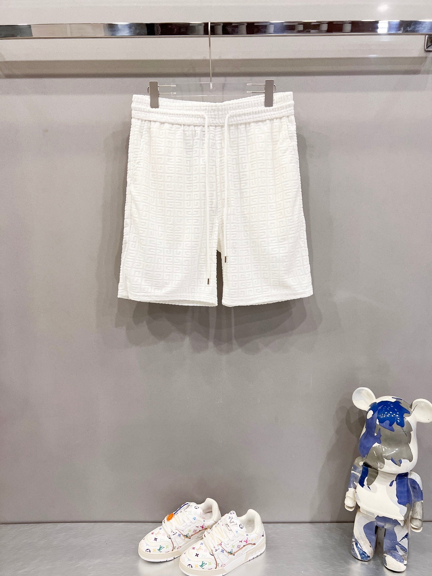 260306New high-quality custom jacquard fabric shorts