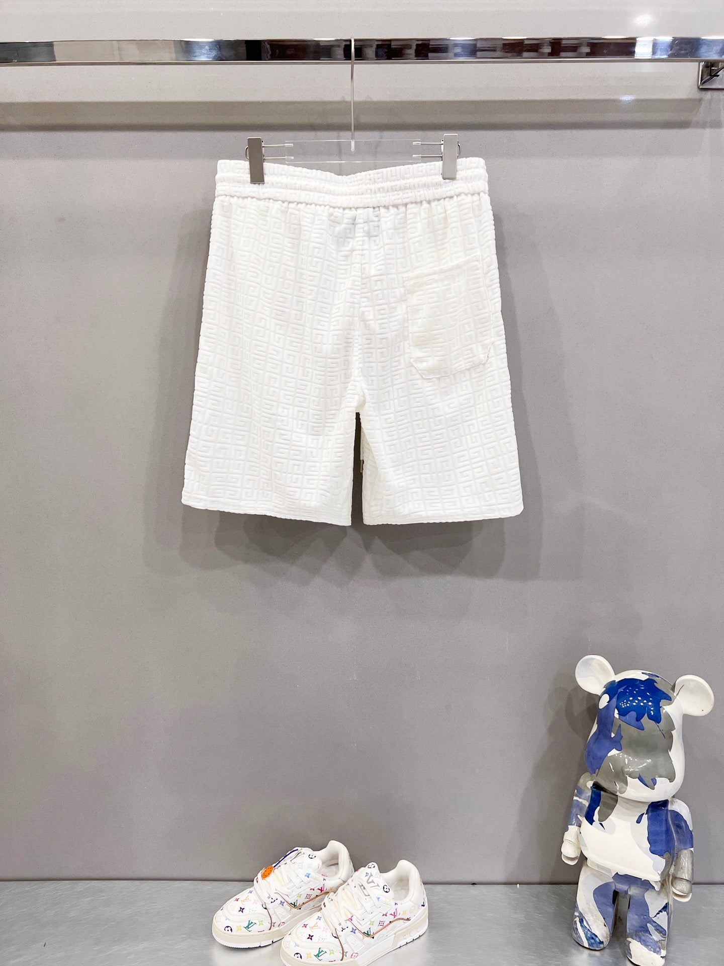 260306New high-quality custom jacquard fabric shorts