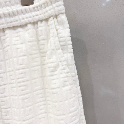 260306New high-quality custom jacquard fabric shorts