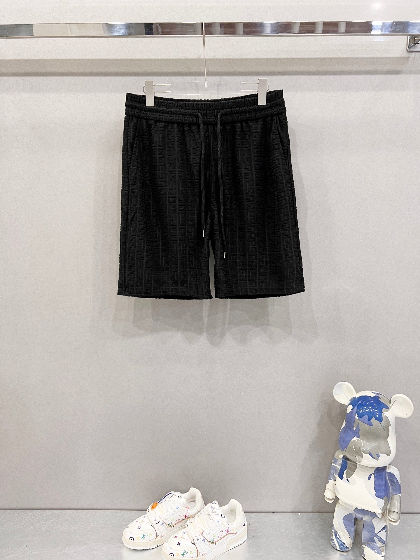 260306New high-quality custom jacquard fabric shorts