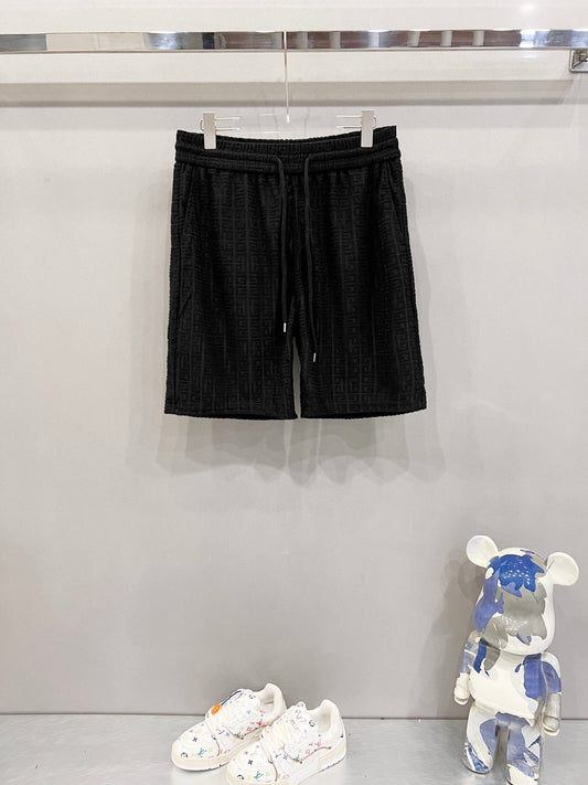 260306New high-quality custom jacquard fabric shorts