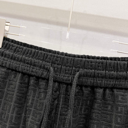 260306New high-quality custom jacquard fabric shorts
