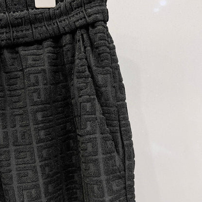 260306New high-quality custom jacquard fabric shorts