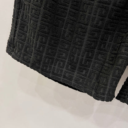 260306New high-quality custom jacquard fabric shorts