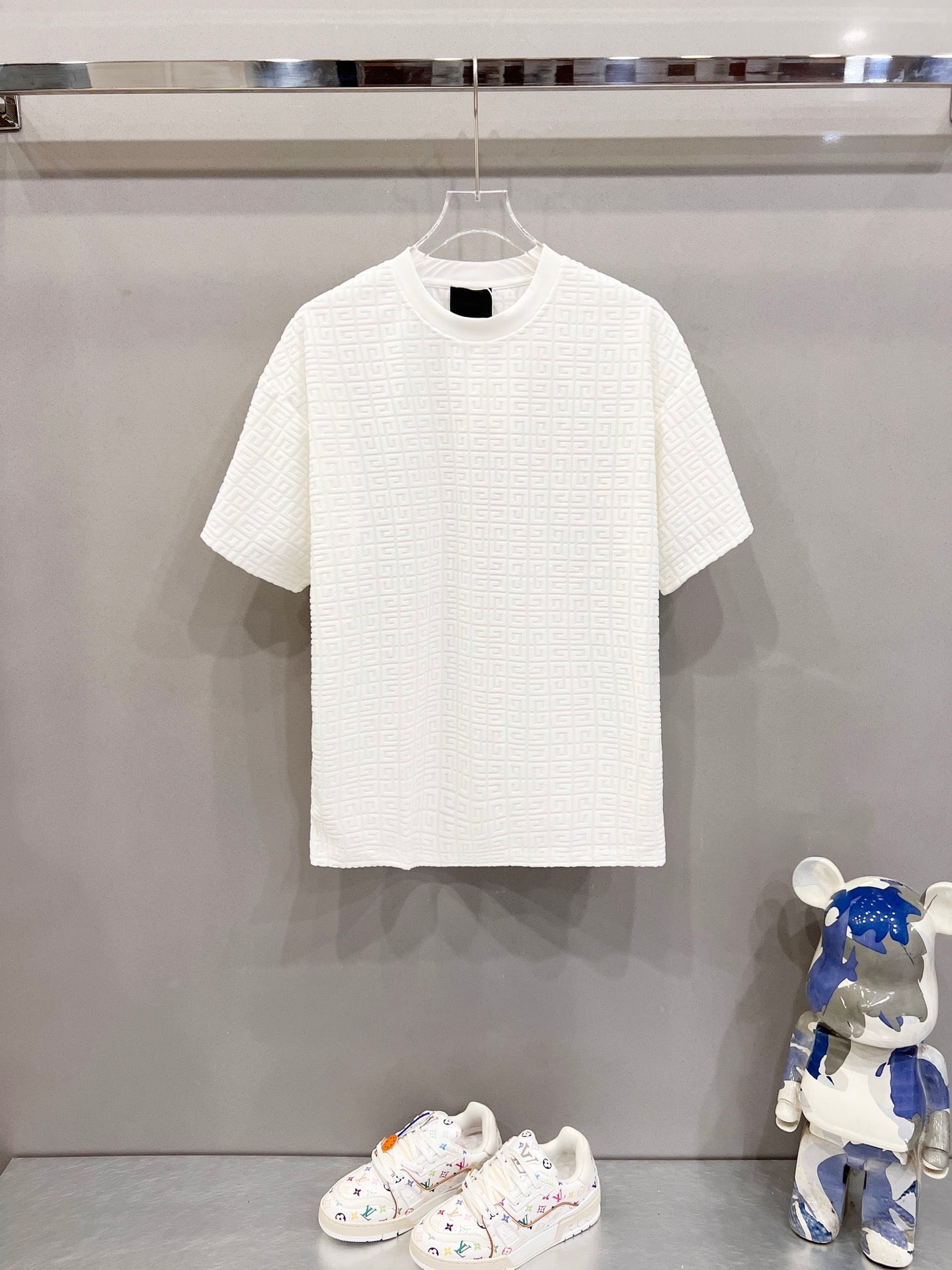 260306 New high-quality custom jacquard fabric T-shirt