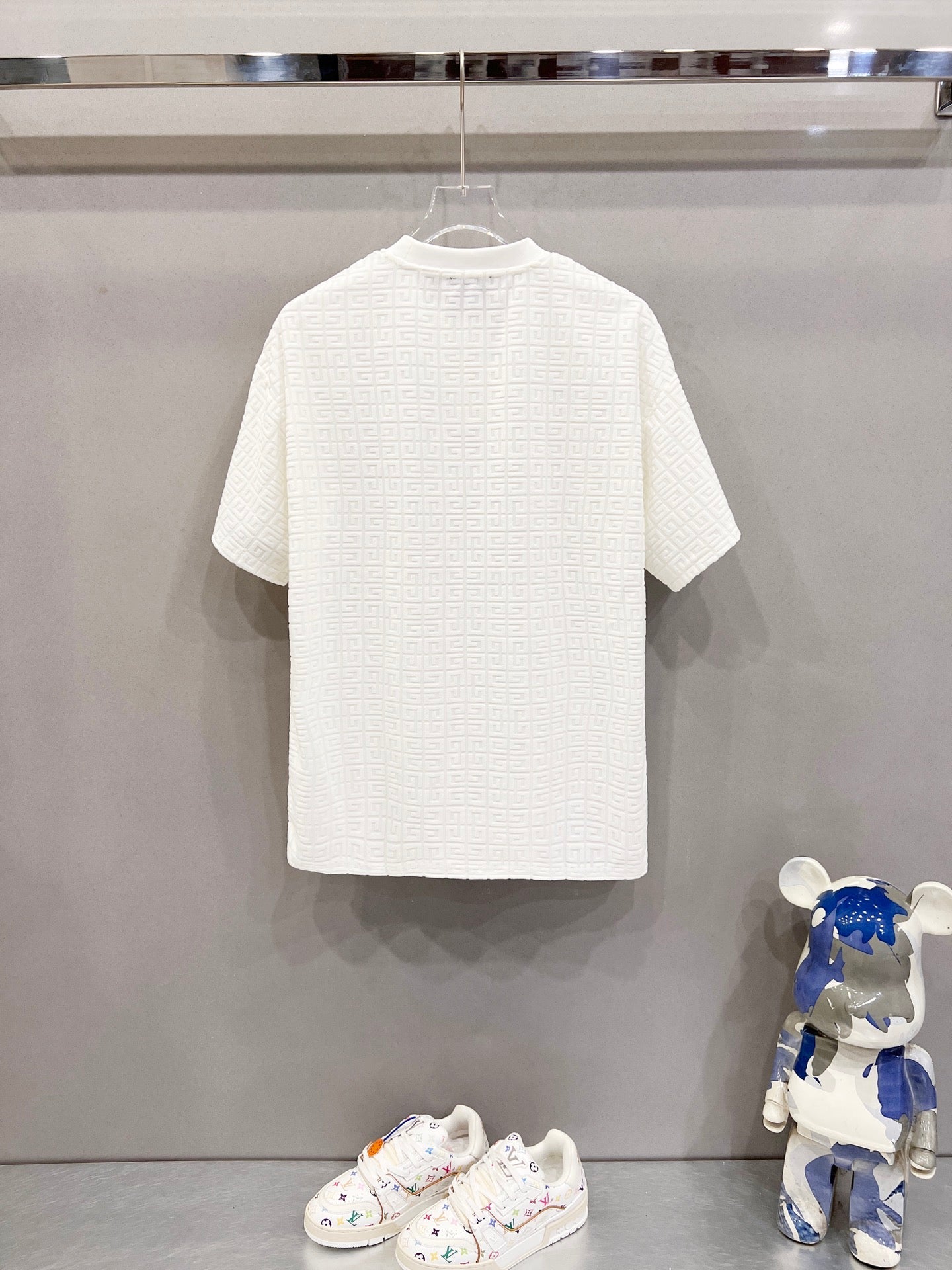 260306 New high-quality custom jacquard fabric T-shirt