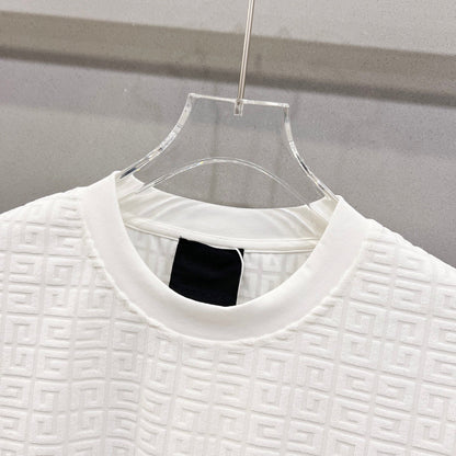 260306 New high-quality custom jacquard fabric T-shirt