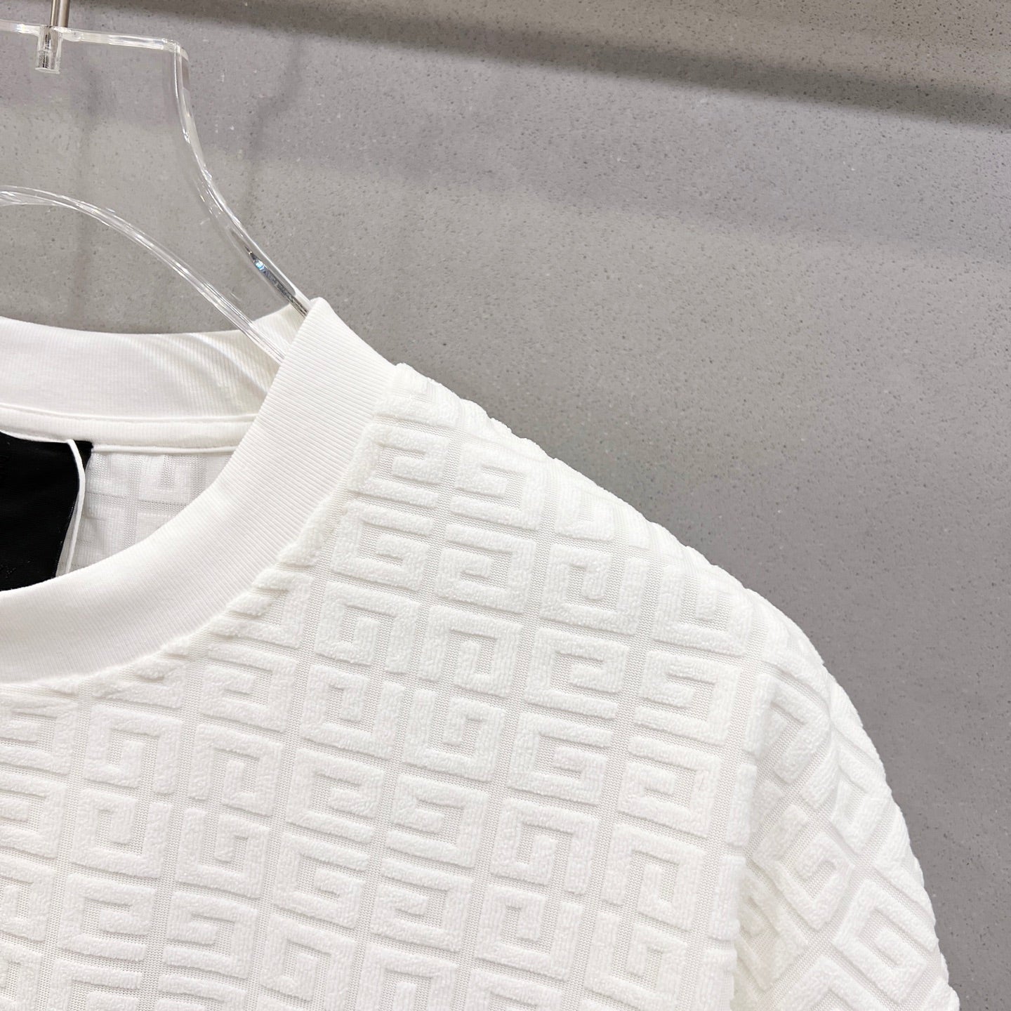 260306 New high-quality custom jacquard fabric T-shirt