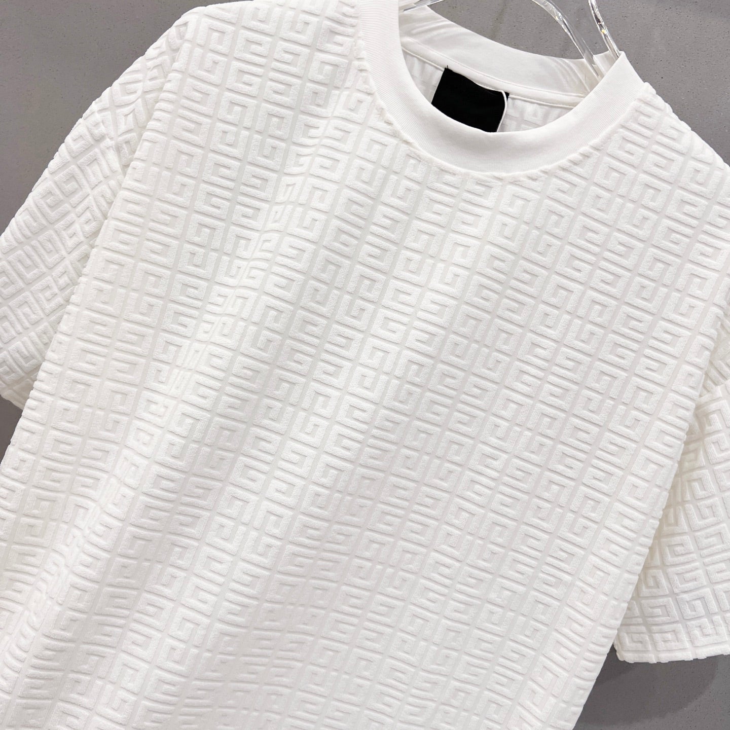 260306 New high-quality custom jacquard fabric T-shirt
