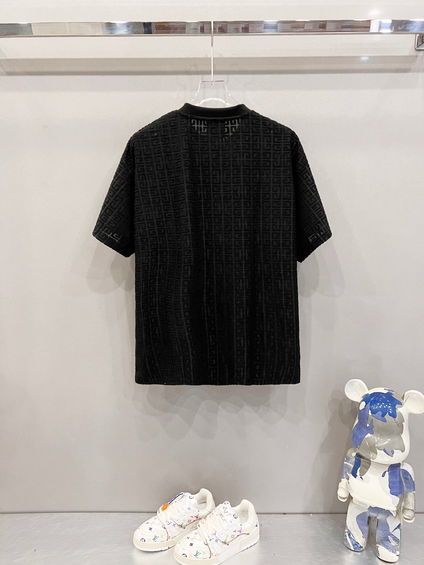 260306 New high-quality custom jacquard fabric T-shirt