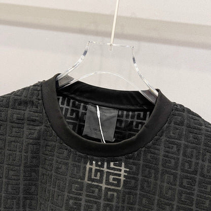 260306 New high-quality custom jacquard fabric T-shirt