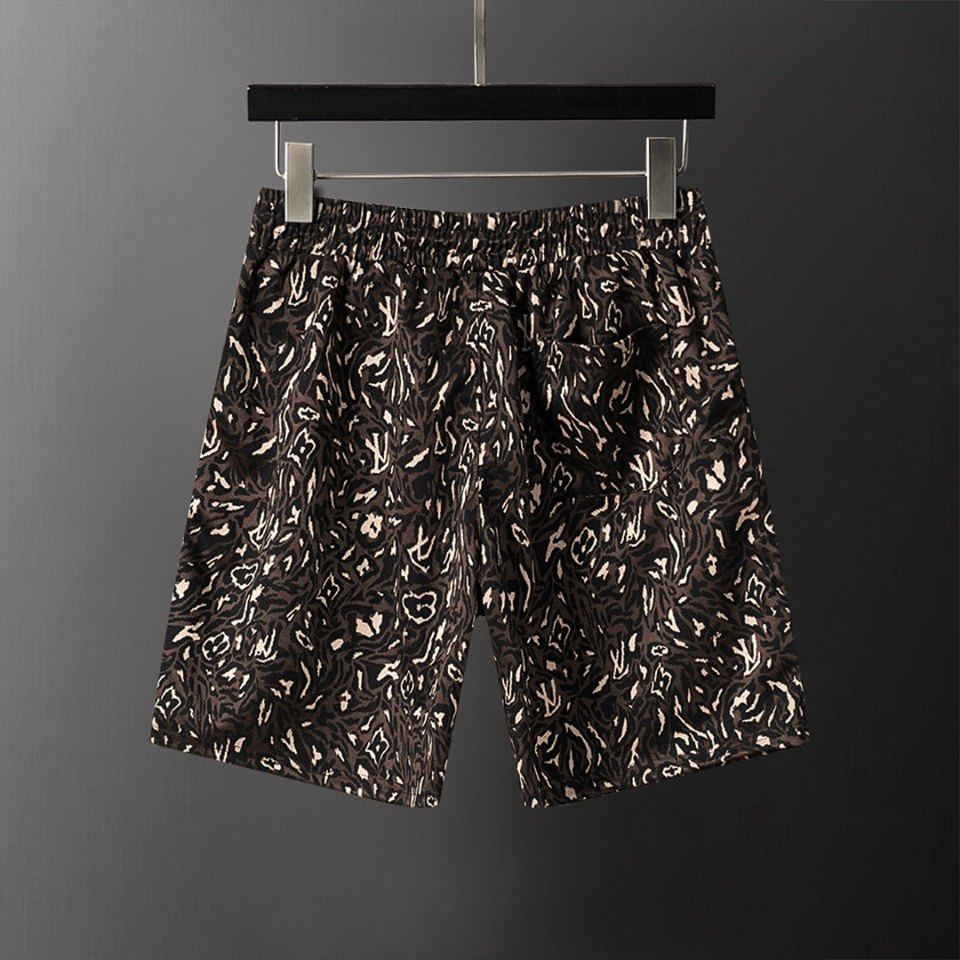 260306 New high-quality custom-made fabric camouflage knitted shorts