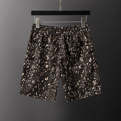 260306 New high-quality custom-made fabric camouflage knitted shorts