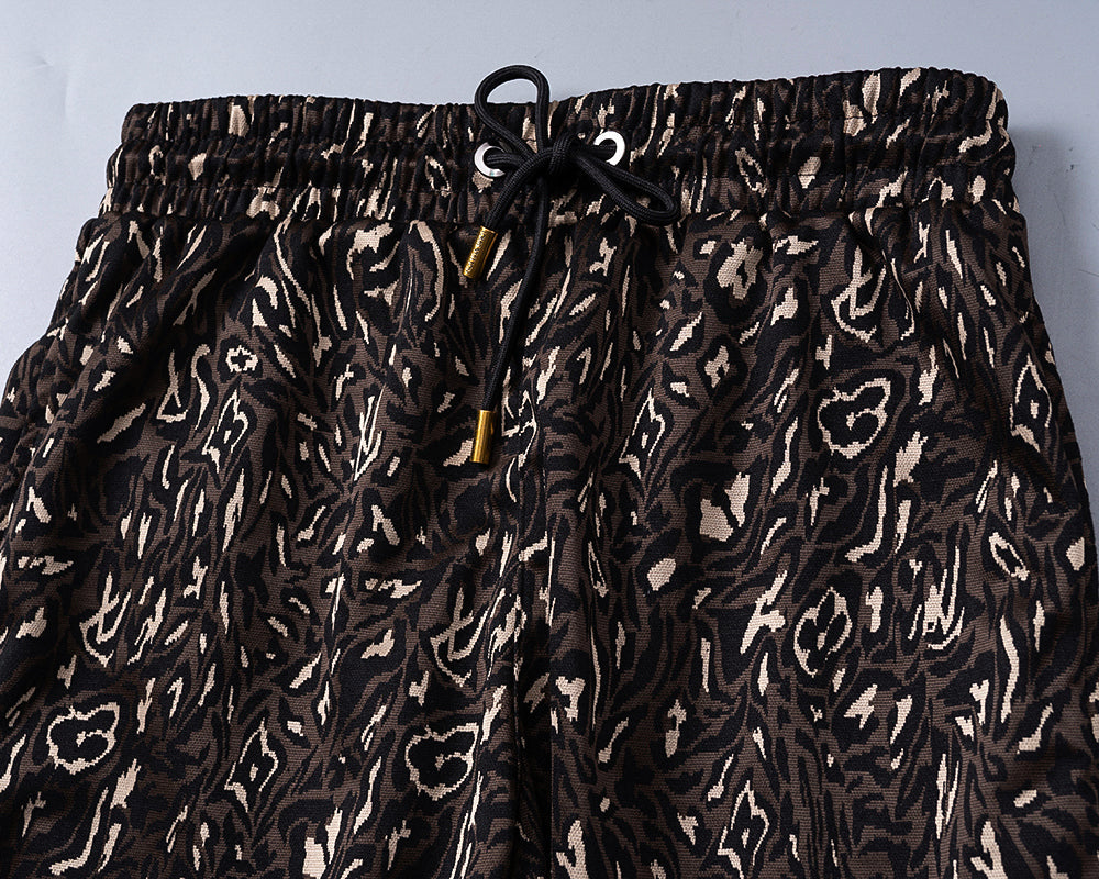 260306 New high-quality custom-made fabric camouflage knitted shorts