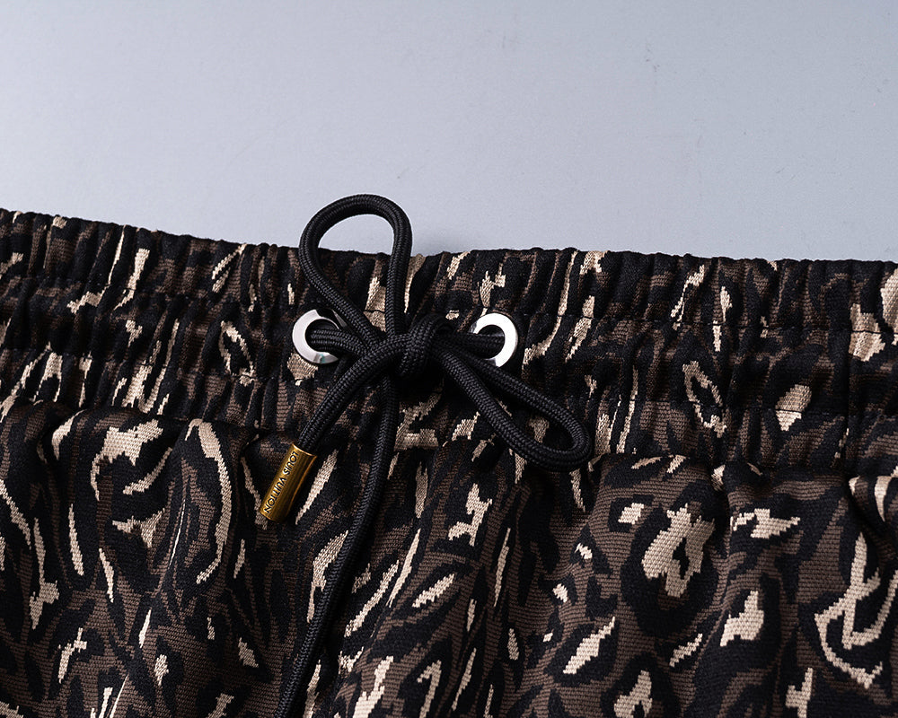 260306 New high-quality custom-made fabric camouflage knitted shorts