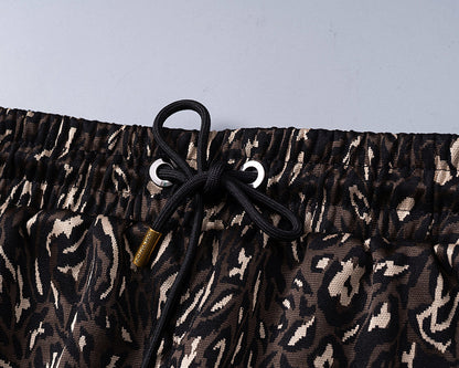 260306 New high-quality custom-made fabric camouflage knitted shorts