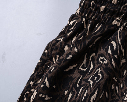 260306 New high-quality custom-made fabric camouflage knitted shorts