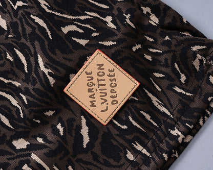 260306 New high-quality custom-made fabric camouflage knitted shorts
