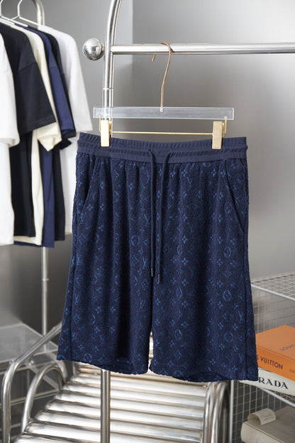 260306 New high-quality custom embossed fleece shorts