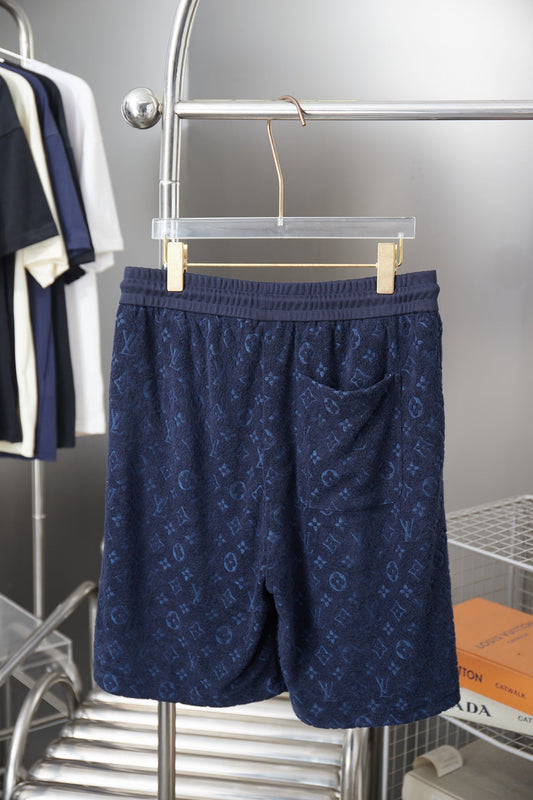 260306 New high-quality custom embossed fleece shorts