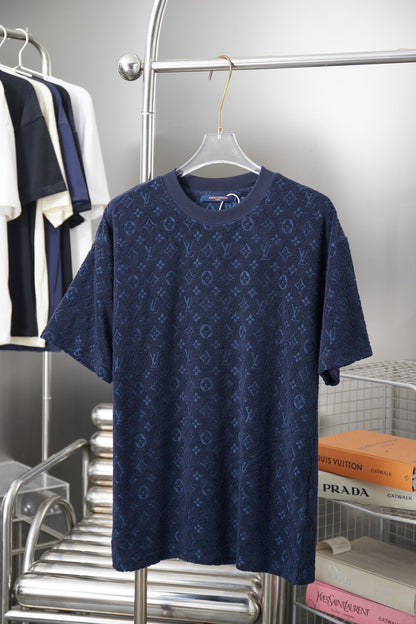 260306 New high-quality custom embossed fleece T-shirt