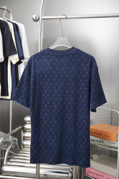 260306 New high-quality custom embossed fleece T-shirt