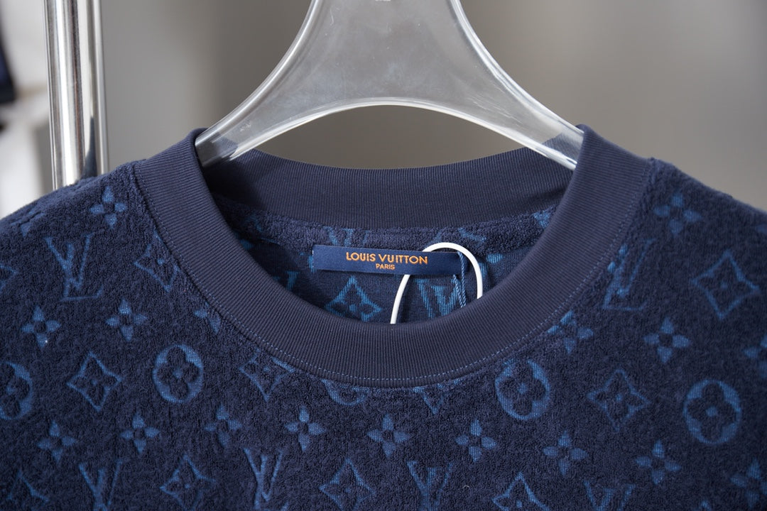 260306 New high-quality custom embossed fleece T-shirt