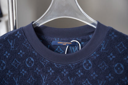 260306 New high-quality custom embossed fleece T-shirt