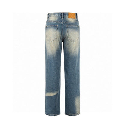 260306 New high-quality gradient vintage pocket jeans