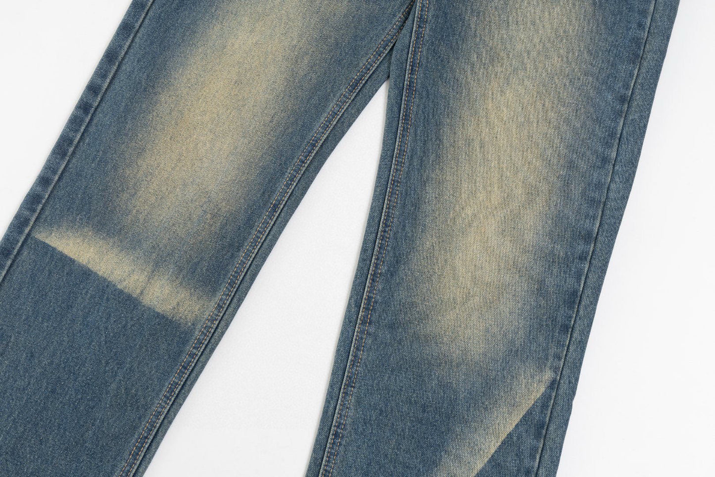260306 New high-quality gradient vintage pocket jeans