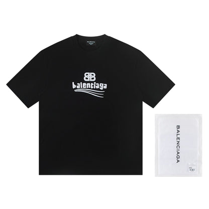 260306 New high-quality heavy-duty double-stitched T-shirt