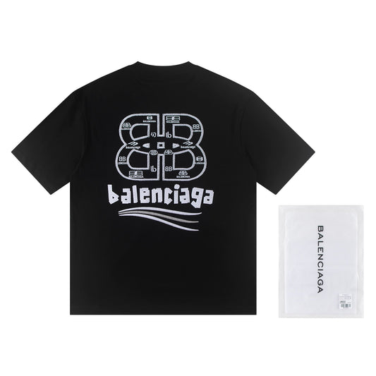 260306 New high-quality heavy-duty double-stitched T-shirt