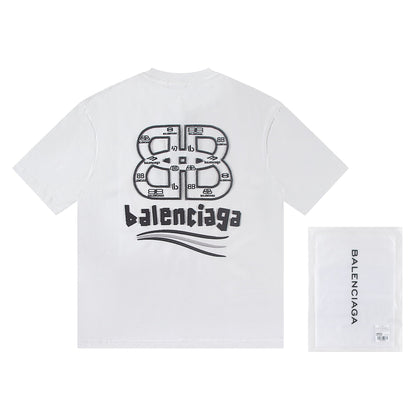 260306 New high-quality heavy-duty double-stitched T-shirt