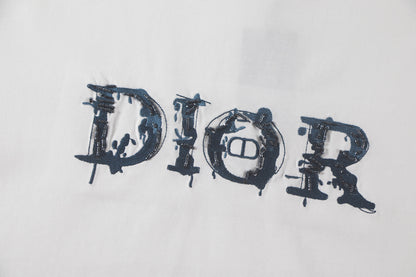 260306 New high-quality heavy-duty embroidered sequin T-shirt
