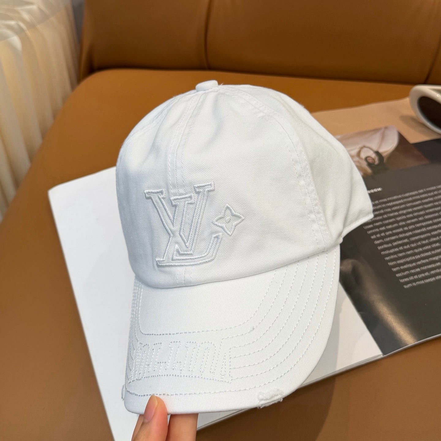 260311 New simple and bold embroidered baseball cap